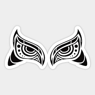 Abstract tribal tattoo with eye concept No. A13 Sticker